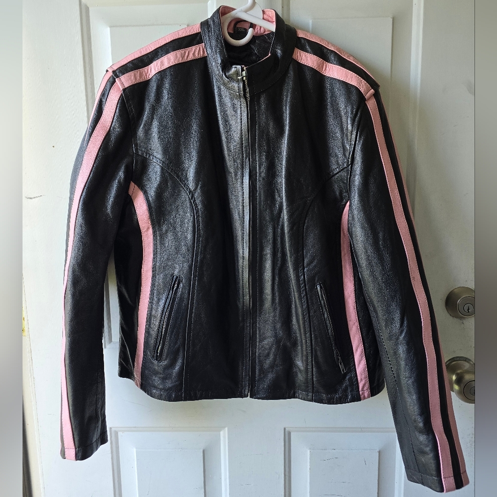 Women's Leather Riding Jacket